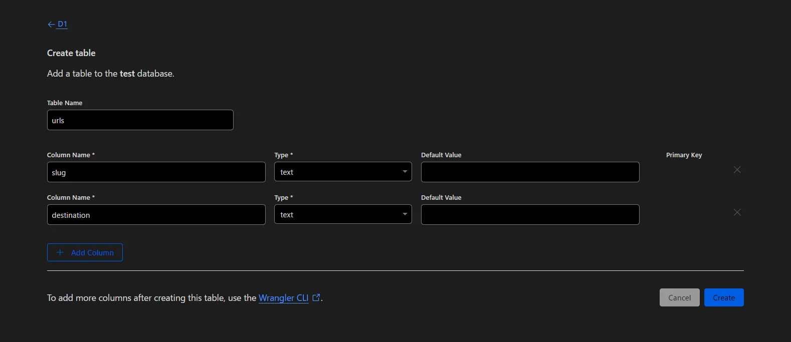 Add columns